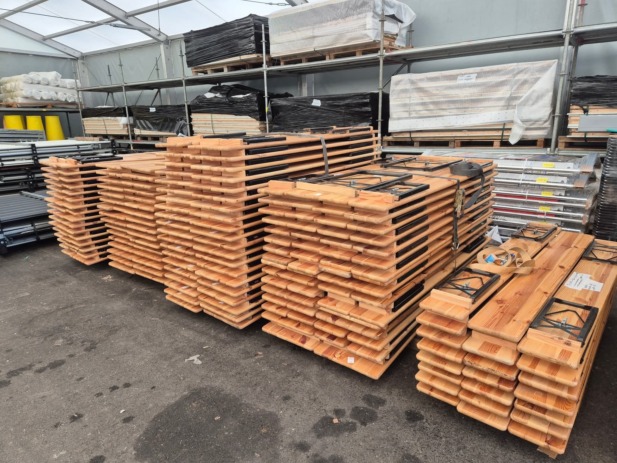 Kasutatud õllemööbli komplekt 220x50cm