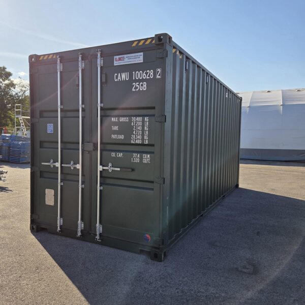 Контейнер 20 футов HC / высокий, зеленый RAL 6007