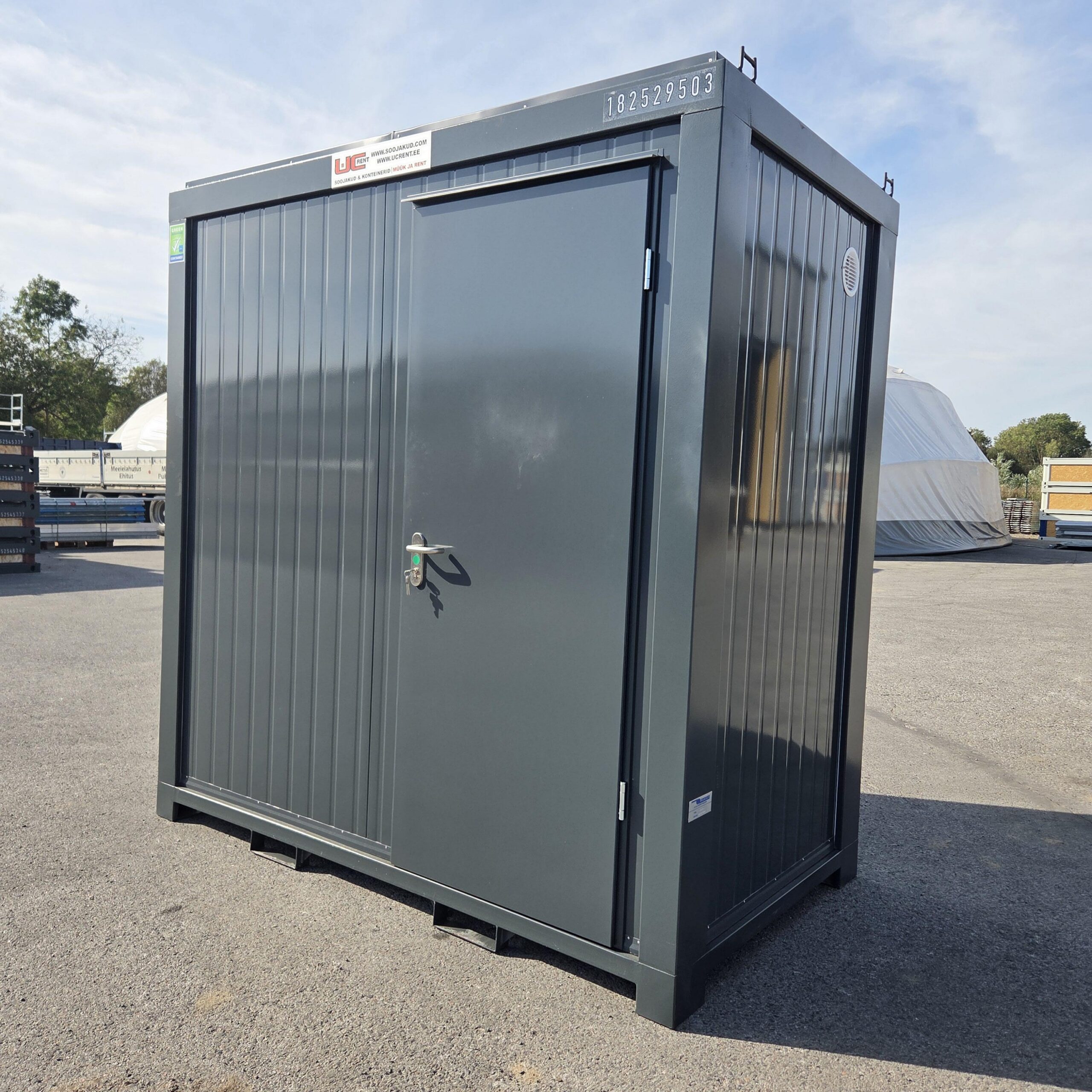 Containex soojustatud väike soojak 2,40 x 1,40m - järeltellitav!