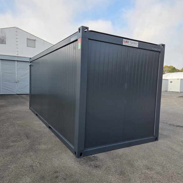 Containex BASIC Panoramic modular, glass wall 2,4x6m