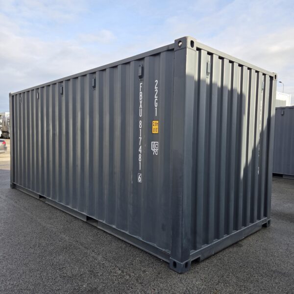 Laokonteiner 20DC, 2.4 x 6m, One way, tumehall 7016