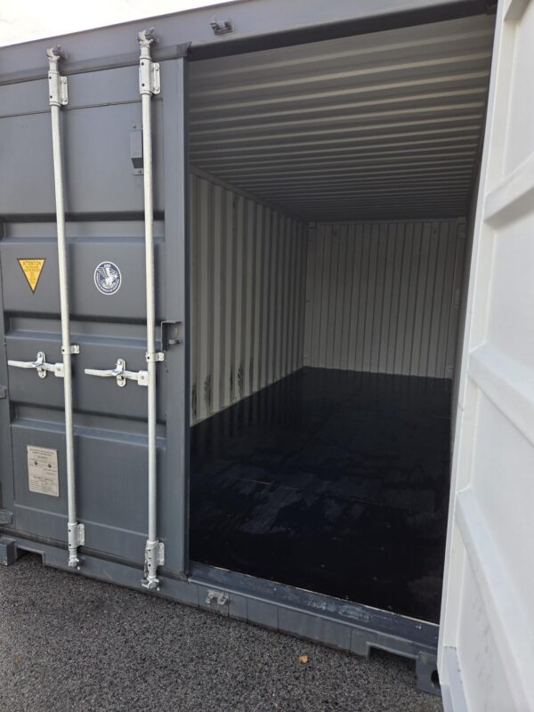 Laokonteiner 20DC, 2.4 x 6m, One way, tumehall 7016