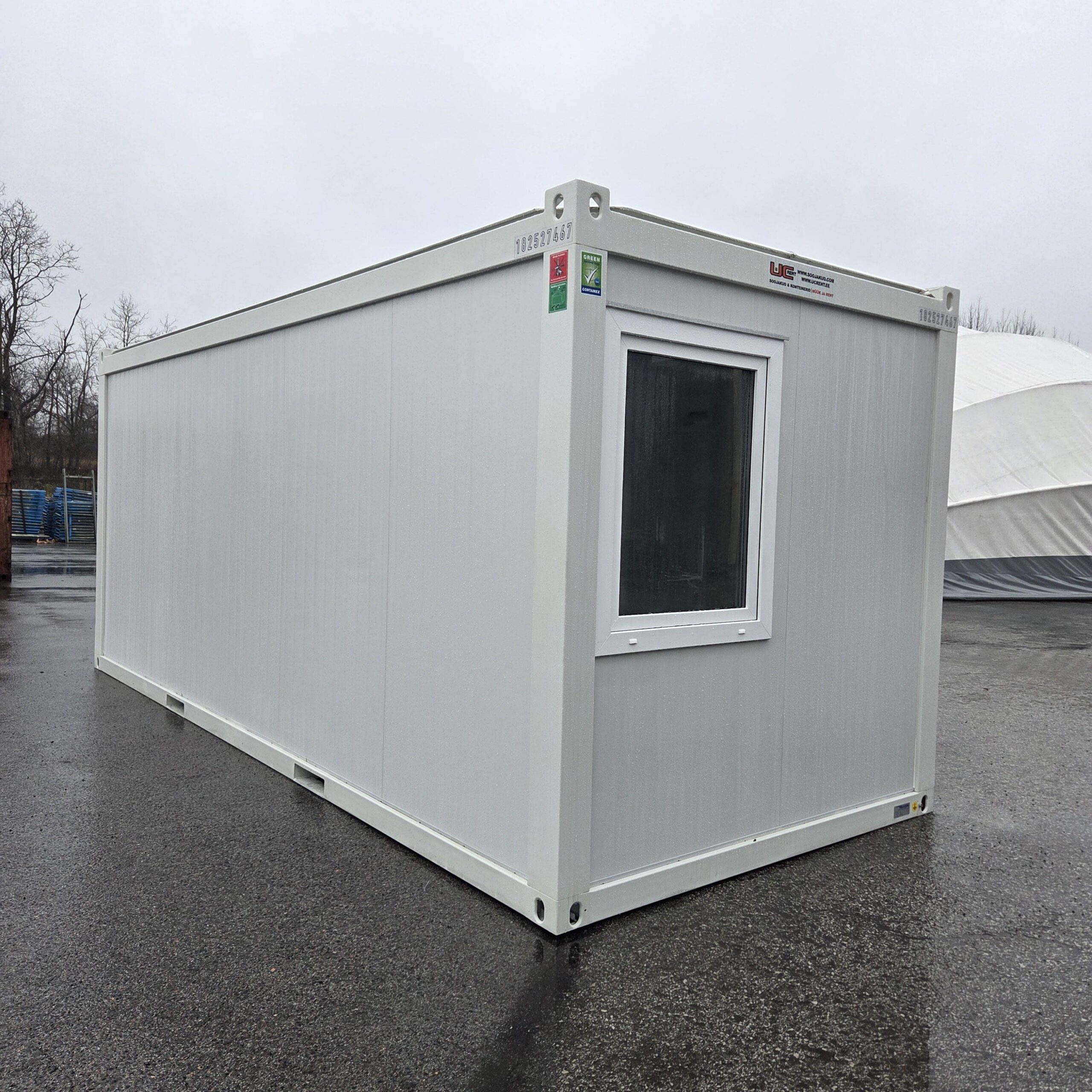 Containex BASIC soojak + panoraam aken 2,4x6m