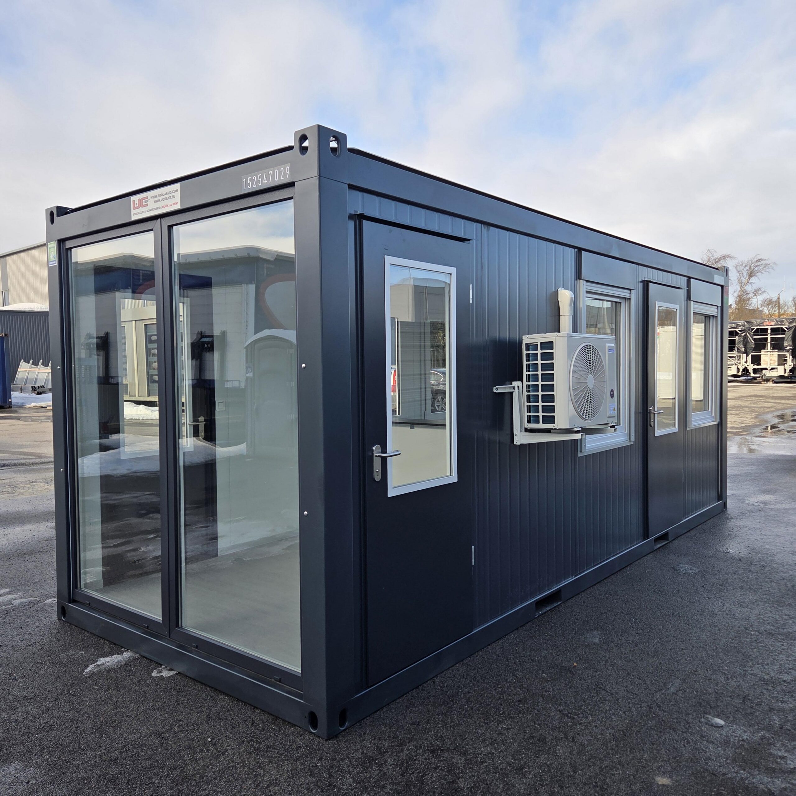 Containex standard PU soojak 2,4x6m, kontor - pääsla, tellitav