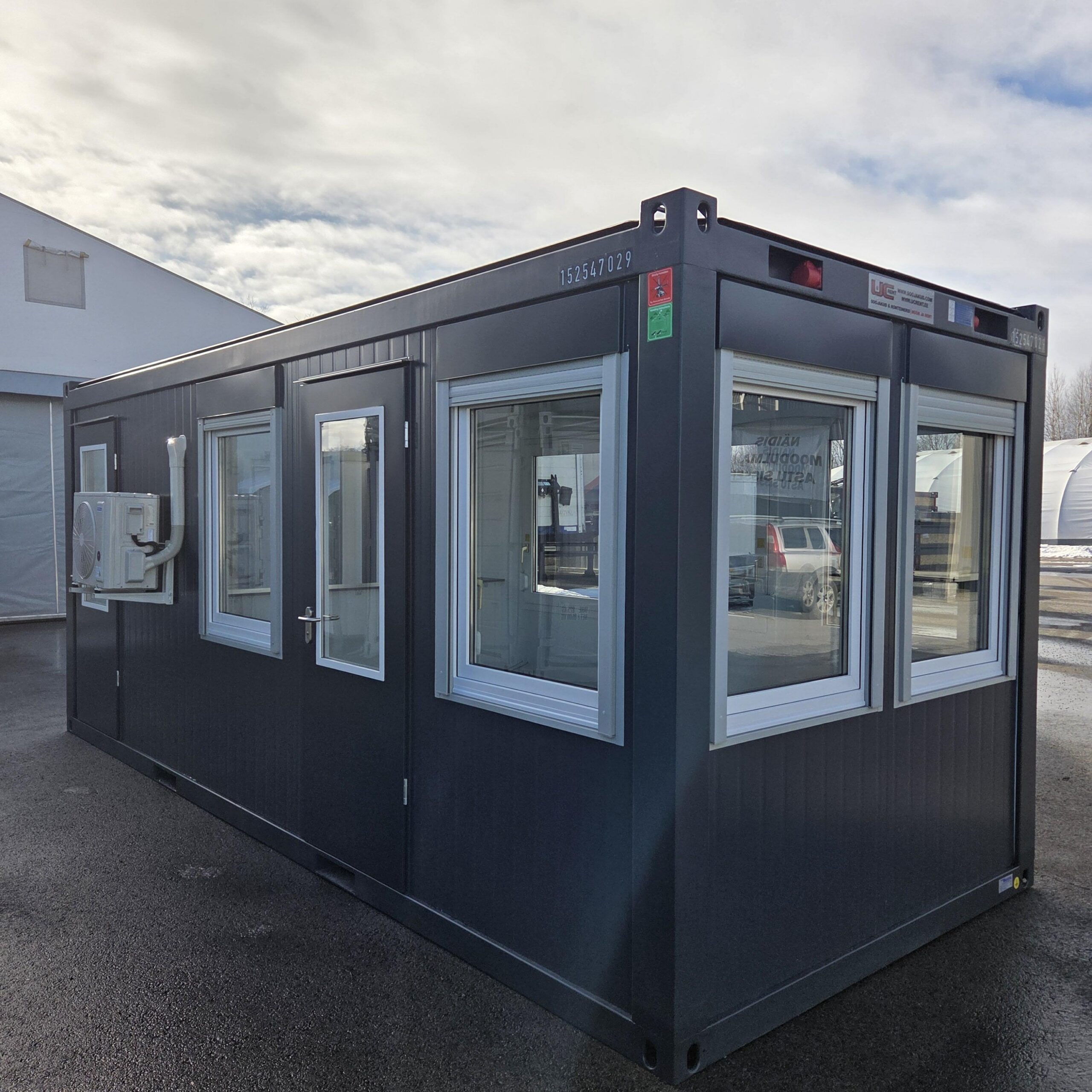 Containex standard PU soojak 2,4x6m, kontor - pääsla, tellitav