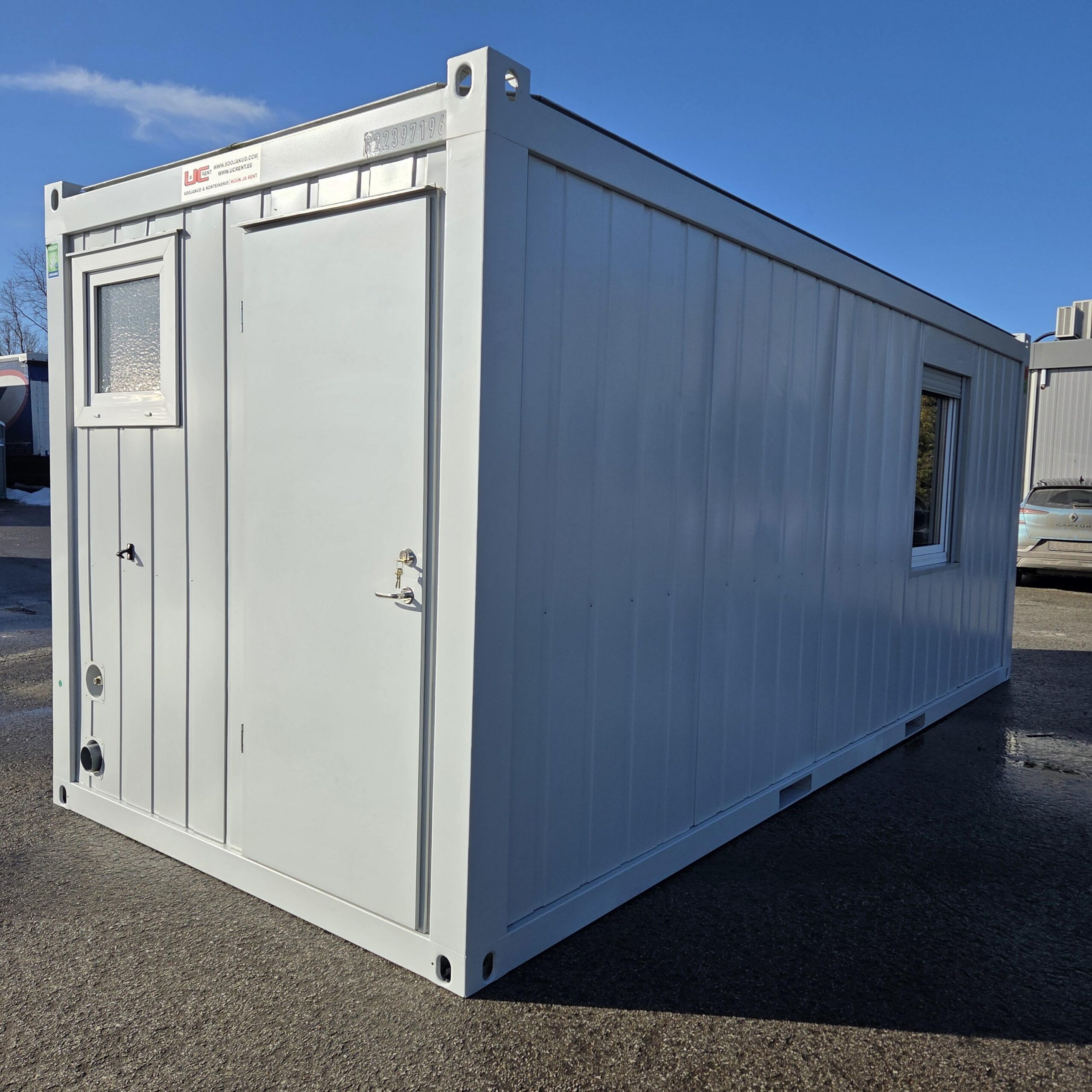 Containex standard soojak 2,4x6m, MINIKÖÖK ja WC - laos!